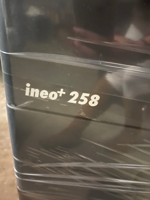 Lot 1 - Pallet of 2 Ineo+258 Printers with Finisher